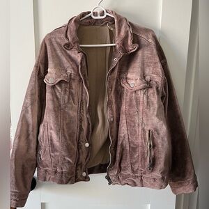 Free People oversized jacket (XS/S) - light purple